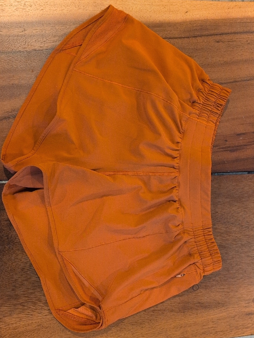 Lululemon Hottie Hot Burnt Orange Shorts